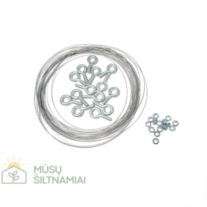 Augalų pririšimo sistemos komplektacija