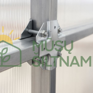 Šiltnamis Staciačienio plius lankų sujungimas